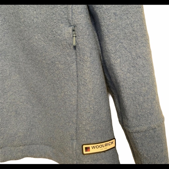 Woolrich Sapphire Full Zip Wool Jacket Sz SM - Picture 5 of 7